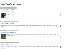 Tablet Screenshot of lostpoodlesanjose.blogspot.com