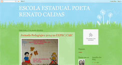 Desktop Screenshot of escolaestadualpoetarenatocaldas.blogspot.com