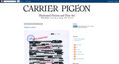 Desktop Screenshot of carrierpigeonmag.blogspot.com