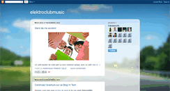 Desktop Screenshot of elektroclubmusic.blogspot.com