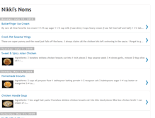 Tablet Screenshot of nikki1007recipes.blogspot.com