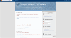 Desktop Screenshot of compare-pushchairs.blogspot.com