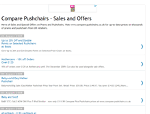Tablet Screenshot of compare-pushchairs.blogspot.com