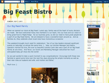 Tablet Screenshot of bigfeastbistro.blogspot.com