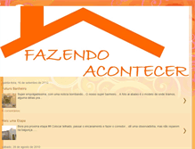 Tablet Screenshot of fazendoacontecerhoje.blogspot.com