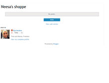 Tablet Screenshot of neesashoppe-ija.blogspot.com