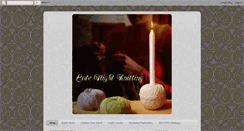 Desktop Screenshot of lateniteknitting.blogspot.com