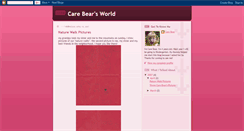 Desktop Screenshot of care-bears-world.blogspot.com