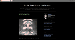 Desktop Screenshot of dailyspamfromthefatman.blogspot.com