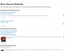 Tablet Screenshot of blueheavenbacktalk.blogspot.com