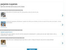 Tablet Screenshot of pajaroscuyanos-leo.blogspot.com
