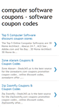 Mobile Screenshot of computer-software-coupons.blogspot.com