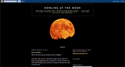 Desktop Screenshot of howlsatmoon.blogspot.com