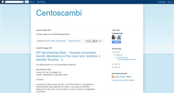 Desktop Screenshot of centoscambi.blogspot.com