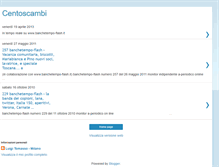 Tablet Screenshot of centoscambi.blogspot.com