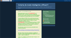 Desktop Screenshot of inversioninteligente-forex.blogspot.com