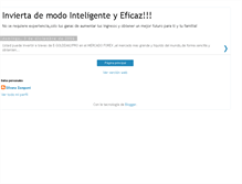 Tablet Screenshot of inversioninteligente-forex.blogspot.com