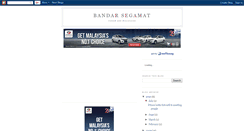 Desktop Screenshot of bandarsegamat-transporter09.blogspot.com