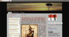 Desktop Screenshot of menguaktabirsejarah.blogspot.com