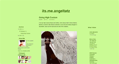 Desktop Screenshot of itsmeangeltatz.blogspot.com