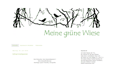 Desktop Screenshot of meinegruenewiese.blogspot.com