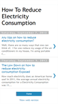 Mobile Screenshot of howtoreduceelectricityconsumption.blogspot.com