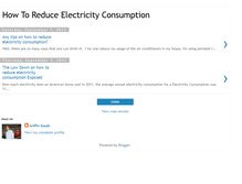 Tablet Screenshot of howtoreduceelectricityconsumption.blogspot.com