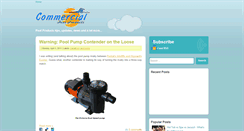 Desktop Screenshot of commercialpoolproducts.blogspot.com