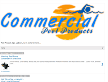 Tablet Screenshot of commercialpoolproducts.blogspot.com