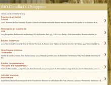 Tablet Screenshot of claudiadchiappino.blogspot.com