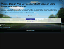 Tablet Screenshot of professionalwebdesignservice.blogspot.com