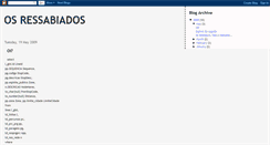 Desktop Screenshot of clubedosressabiados.blogspot.com