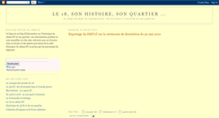 Desktop Screenshot of le18histoirequartier.blogspot.com