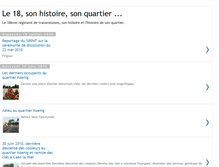 Tablet Screenshot of le18histoirequartier.blogspot.com