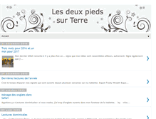 Tablet Screenshot of deuxpieds.blogspot.com