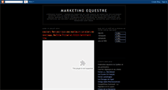 Desktop Screenshot of marketingequestre.blogspot.com