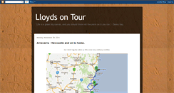 Desktop Screenshot of lloydsontour.blogspot.com