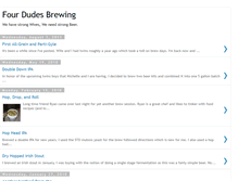 Tablet Screenshot of fourdudesbrewing.blogspot.com