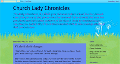 Desktop Screenshot of churchladychronicles.blogspot.com