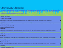 Tablet Screenshot of churchladychronicles.blogspot.com
