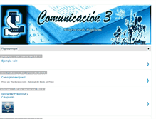 Tablet Screenshot of comunicacion3iepsl.blogspot.com