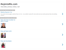 Tablet Screenshot of mujeresmix.blogspot.com