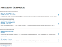 Tablet Screenshot of menacesurlesretraites.blogspot.com