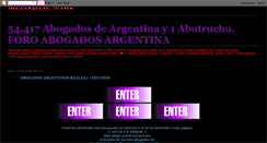 Desktop Screenshot of abogadosargentina.blogspot.com