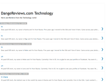 Tablet Screenshot of dangereviewstech.blogspot.com