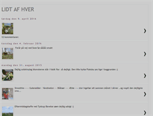 Tablet Screenshot of lidtblomster.blogspot.com