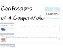 Tablet Screenshot of couponaholicsanonymous.blogspot.com