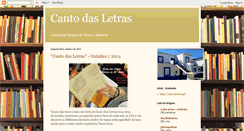Desktop Screenshot of cantodasletras-asas.blogspot.com