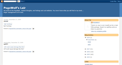 Desktop Screenshot of pogowolf.blogspot.com