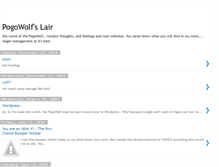 Tablet Screenshot of pogowolf.blogspot.com